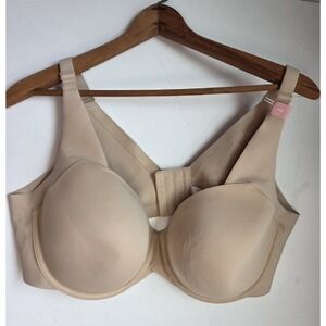 Cacique Bra 44D‎ Smooth Lightly Lined Balconette Nude Underwire NEW